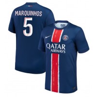 Camiseta Paris Saint-Germain Marquinhos #5 Primera Equipación Replica 2024-25 mangas cortas